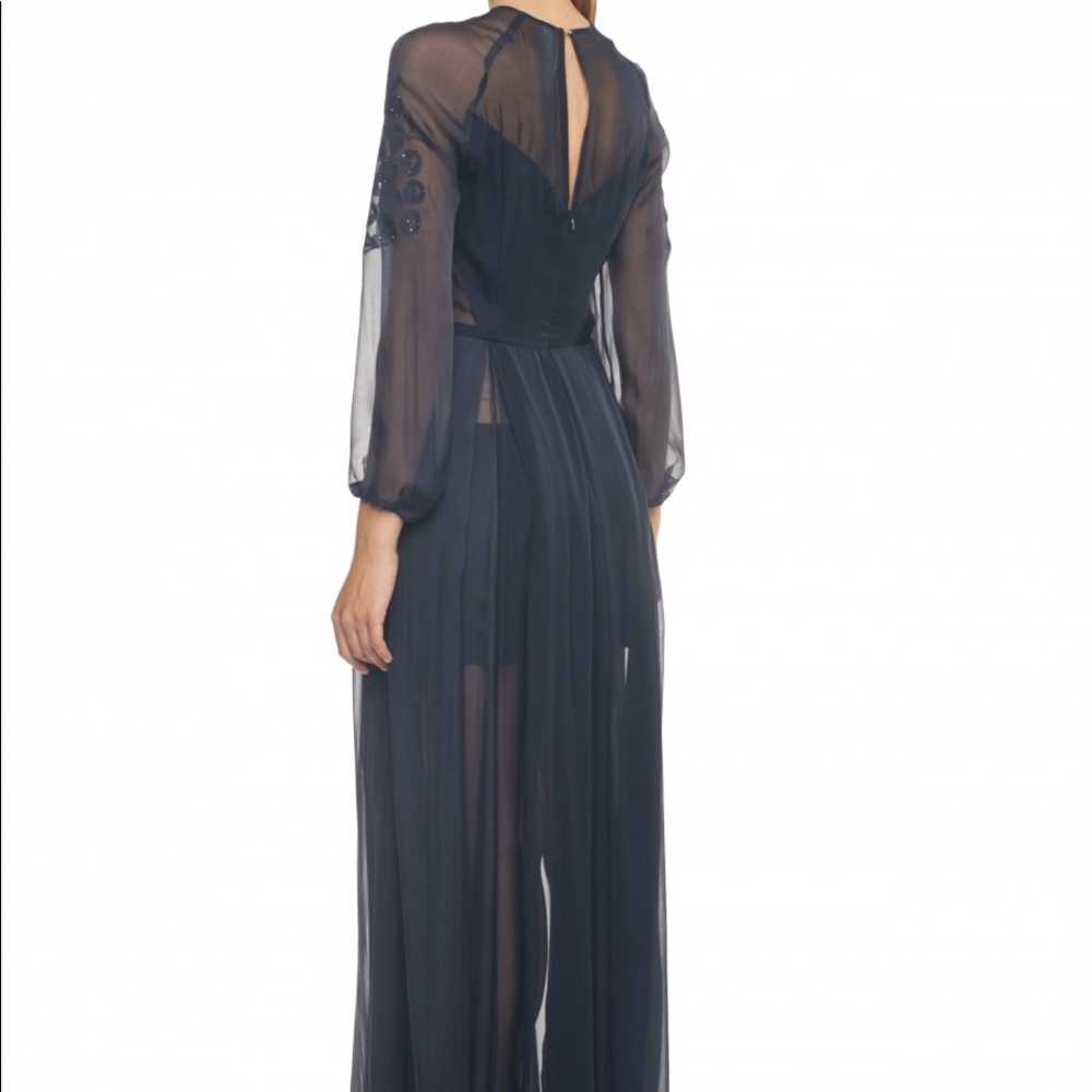 Black Silk Eve Dress - Picture 4 of 5